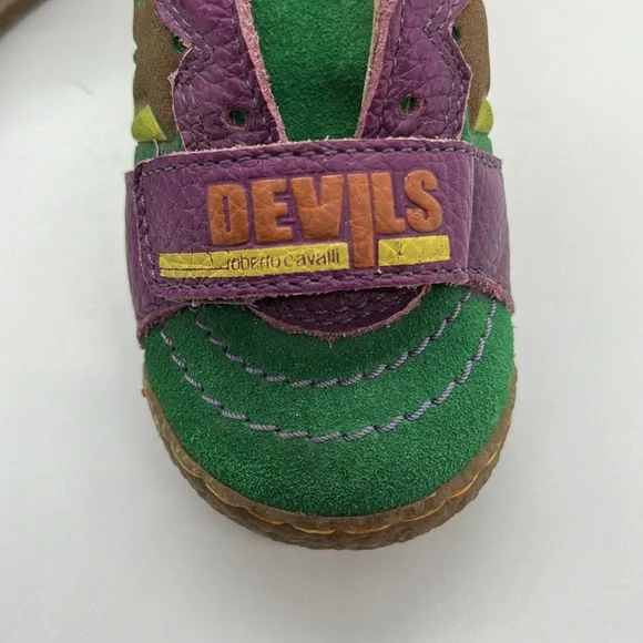 Devils by Roberto Cavalli sneaker New with no laces EURO 23 USA 6 - Picture 5 of 6